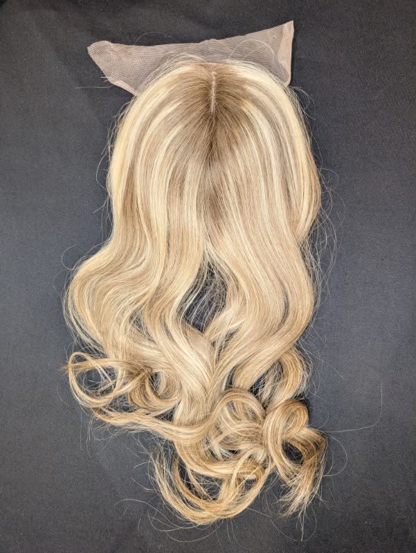 Blonde Balayage Lace Topper