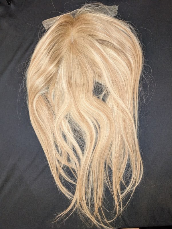 Blonde with Light Brown highlights